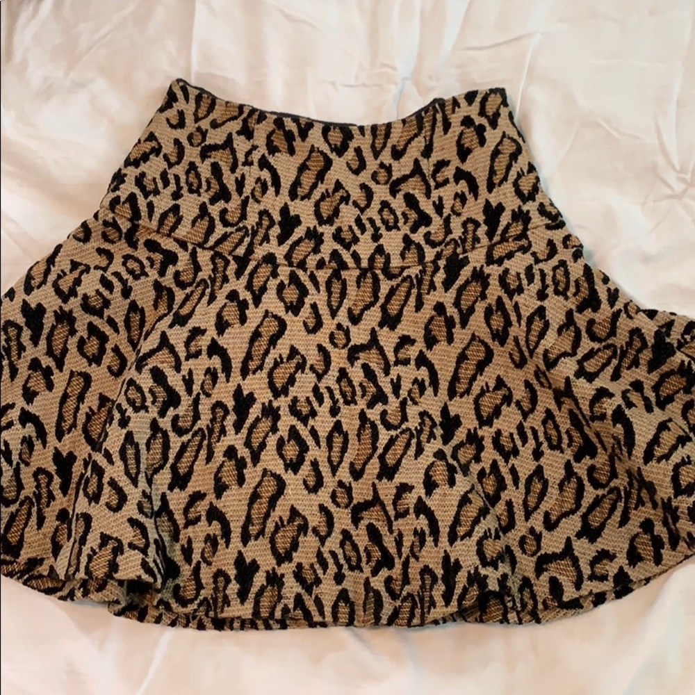 Free people cheetah skirt